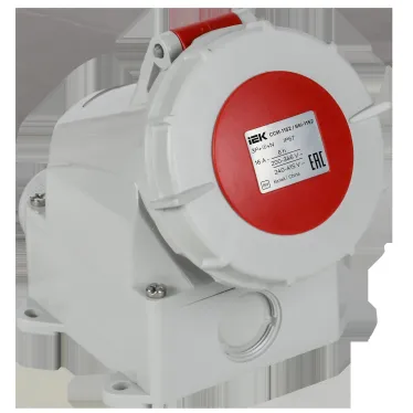 Розетка стационарная ССИ-1152 16А-6ч 380В 3P+PE+N IP67 IEK