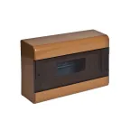                  Щиток распределительный навесной на 9 модулей с дверцей коричневый IP40 (ЩРн-П-9)
               