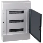 Щит распределительный навесной на 54 модуля с дверцей белый IP41 (ЩРн-П-54)