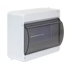 Щиток распределительный навесной на 6 модулей с дверцей белый IP40 (ЩРн-П-6)