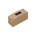 Щиток распределительный навесной на 2 модуля без дверцы коричневый IP30 (ЩРн-П-2)