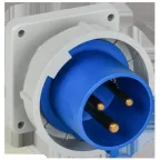 Вилка встраиваемая ССИ-3232 32А-6ч 220В 2P+PE IP67 IEK