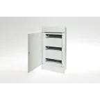 Щит распределительный встраиваемый на 36 модулей с непрозрачной дверцей серый IP40 (ЩРв-П-36)