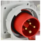 Вилка встраиваемая ССИ-3242 32А-6ч 380В 3P+PE IP67 IEK