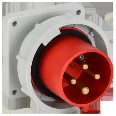 Вилка встраиваемая ССИ-3242 32А-6ч 380В 3P+PE IP67 IEK