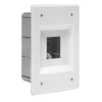                  Щиток распределительный встраиваемый на 4 модуля без дверцы белый IP30 (ЩРв-П-4)
               