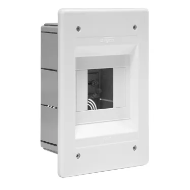 Щиток распределительный встраиваемый на 4 модуля без дверцы белый IP30 (ЩРв-П-4)