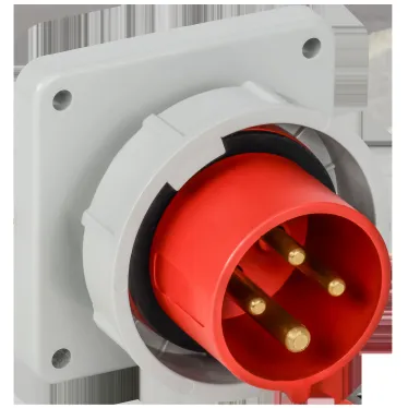 Вилка встраиваемая ССИ-3142 16А-6ч 380В 3P+PE IP67 IEK