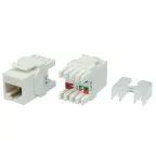Вставка Keystone Jack RJ-45(8P8C)категория 5eтип 180 град