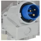                  Вилка стационарная ССИ-5132 16А-6ч/220В 2P+PE IP67 IEK
               