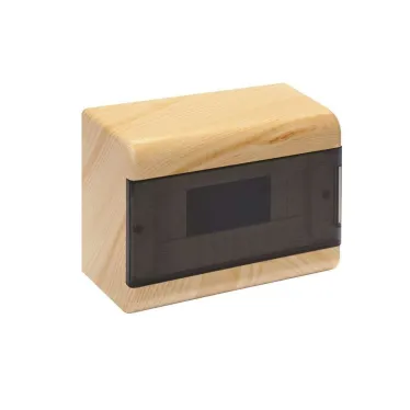 Щиток распределительный навесной на 9 модулей с дверцей сосна IP40 (ЩРн-П-9)