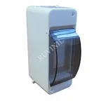 Щиток о/п на 2 мод. с вертикальной дверцей. 130х51х83мм | 68102 | Рувинил