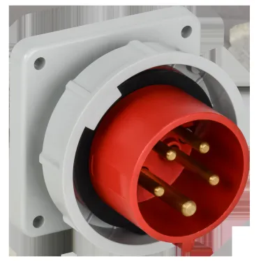 Вилка встраиваемая ССИ-3252 32А-6ч 380В 3P+PE+N IP67 IEK