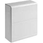 Щиток распределительный навесной на 18 модулей с двумя непрозрачными дверцами белый IP40 (ЩРн-П-18)