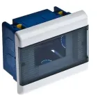 Щиток распределительный встраиваемый для ГСК на 4 модуля с непрозрачной дверцей белый IP40 (ЩРв-П-4)