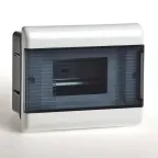 Щиток распределительный встраиваемый на 9 модулей с дверцей белый IP40 (ЩРв-П-9)