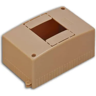 Щиток распределительный навесной на 4 модуля без дверцы коричневый IP30 (ЩРн-П-4)