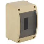 Щиток распределительный навесной на 4 модуля с дверцей сосна IP40 (ЩРн-П-4)