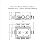 Коробка огнестойкая для заливки бетоном 80-0890-FR6,0-4 Е15-Е120 118х76х60