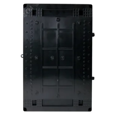 Щиток распределительный навесной на 20 модулей с двумя дверцами черный IP66 (ЩРн-П-20)