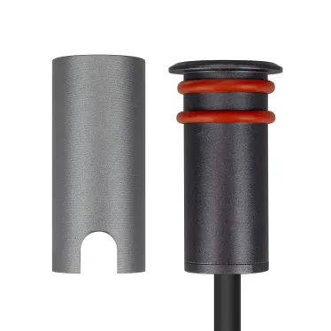 Светильник ART-PELURU-GROUND-R23-1W Warm3000 GR, 100 deg, 24V, IP67, металл, 3 года