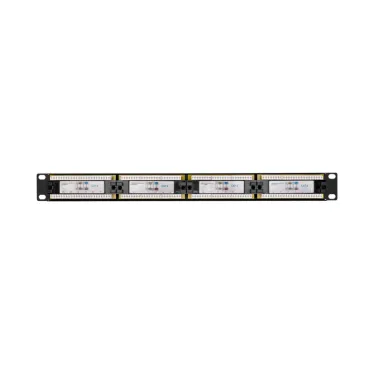 Патч-панель 19дюймов PRO 1U 24 порта UTP RJ-45 CAT 6