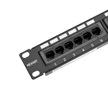 Патч-панель 19дюймов PRO 1U 24 порта UTP RJ-45 CAT 6