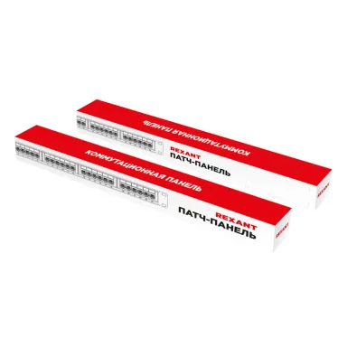 Патч-панель 19дюймов PRO 1U 24 порта UTP RJ-45 CAT 6