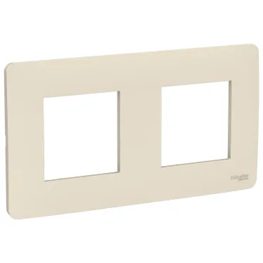 Рамка UNICA STUDIO двухпостовая бежевый