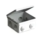 TYCO Коробка распределительная 100х100х50мм откидная крышка 8 вводов IP54