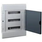                  Щит распределительный встраиваемый на 54 модуля с дверцей серый IP41 (ЩРв-П-54)
               