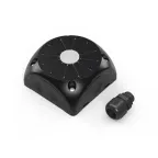 Коробка распределительная 60-0505-9005-ВМУ для видеокамер двухкомпонентная с мембранами черная 100х100х50 с муфтой вводной для ГТ