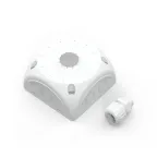 Коробка распределительная 60-0505-9003-ВМУ для видеокамер двухкомпонентная с мембранами белая 100х100х50 с муфтой вводной для ГТ