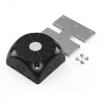 Коробка распределительная 60-0500-9005-П для видеокамер двухкомпонентная безгалогенная (HF) черная 100х100х50 с пластиной монтажной