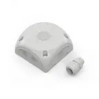 Коробка распределительная 60-0505-ВМУ для видеокамер двухкомпонентная с мембранами серая 100х100х50 с муфтой вводной для ГТ