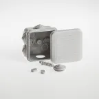                  Коробка разветвительная 85х85x50 для открытой проводки
               