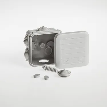 Коробка разветвительная 85х85x50 для открытой проводки