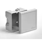 Коробка распаячная 70х70х40, для открытой проводки, белый