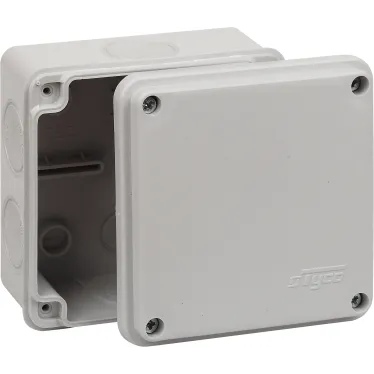 Коробка распределительная для о/п 100х100x50мм IP65 TYCO, двухкомпонентная