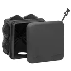                  Коробка распределительная для открытой проводки, 70х70х40мм (черная) УХЛ1
               