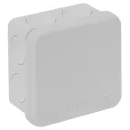 Коробка распаячная для открытой проводки, двухкомпонентная 70х70х40 мм