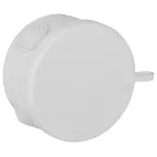 Коробка распределительная для открытой проводки 60x40 мм белая IP55