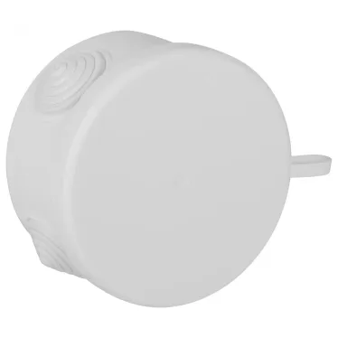 Коробка распределительная для открытой проводки 60x40 мм белая IP55
