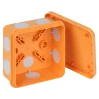 Тусо.Коробка расп. для о/п, 85х85х45мм двухкомпонентная  не распр.горение HF | 67240НГ | Рувинил