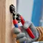 Болторез COBOLTкомпактный с пружиной голова 20° рез: мягкая проволока 6 мм проволока средней твёрдости 52 мм твёрдая проволока 4 мм рояльная струна (HRC 59) 36 мм L-200 мм чёрный 2-компонентные рукоятки крепление для страховки блистер