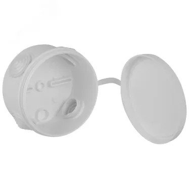 Коробка распределительная для открытой проводки 60x40 мм белая IP55