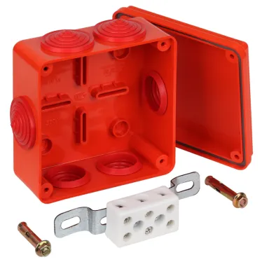 Тусо.Коробка расп. для о/п, 100х100х50мм не распр.горение HF