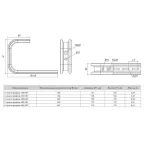 C-Омега профиль 100 (1,5мм) INOX | OMPC100-INOX | EKF