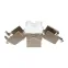 Модуль Keystone Jack RJ-45(8P8C) FTP экранированный CAT6 180град самозажимной