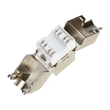Модуль Keystone Jack RJ-45(8P8C) FTP экранированный CAT6 180град самозажимной
